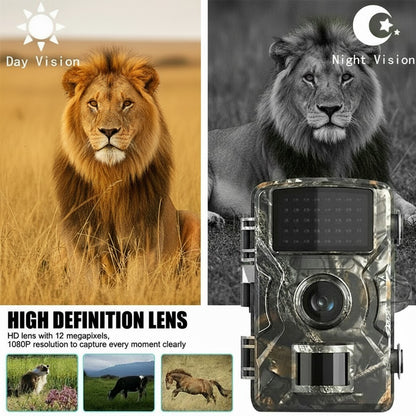 Wildkamera mit 12 MP, Nachtsicht und 1080p-Video für Jagd und Naturbeobachtung, Ansicht 2