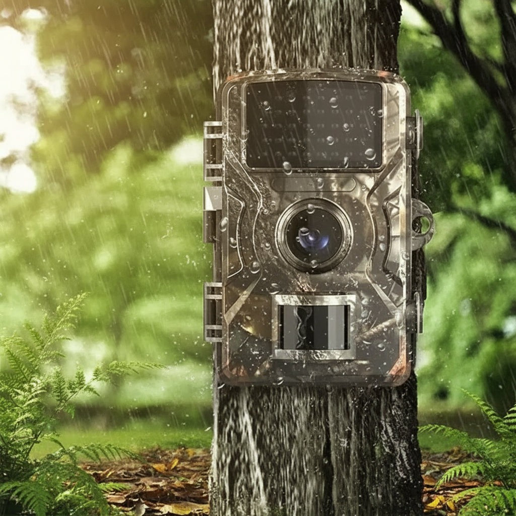 Wildkamera mit 12 MP, Nachtsicht und 1080p-Video für Jagd und Naturbeobachtung, Ansicht 4
