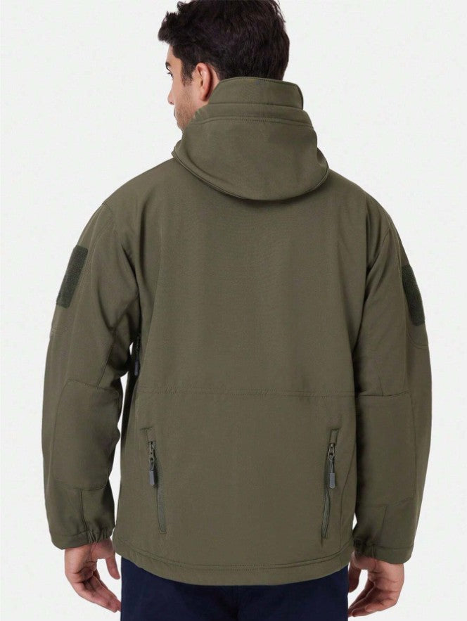 Zweiteiliges Herren-Outdoor-Set aus Jacke und Hose, wasserabweisend mit Fleecefutter, Ansicht 9