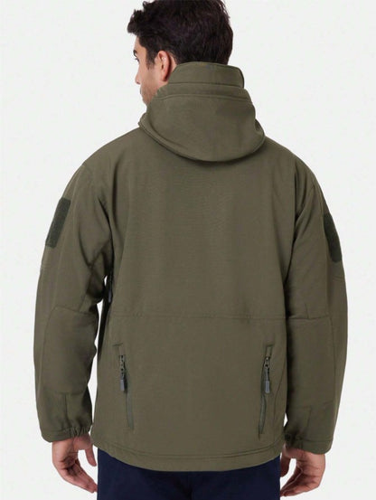 Zweiteiliges Herren-Outdoor-Set aus Jacke und Hose, wasserabweisend mit Fleecefutter, Ansicht 9