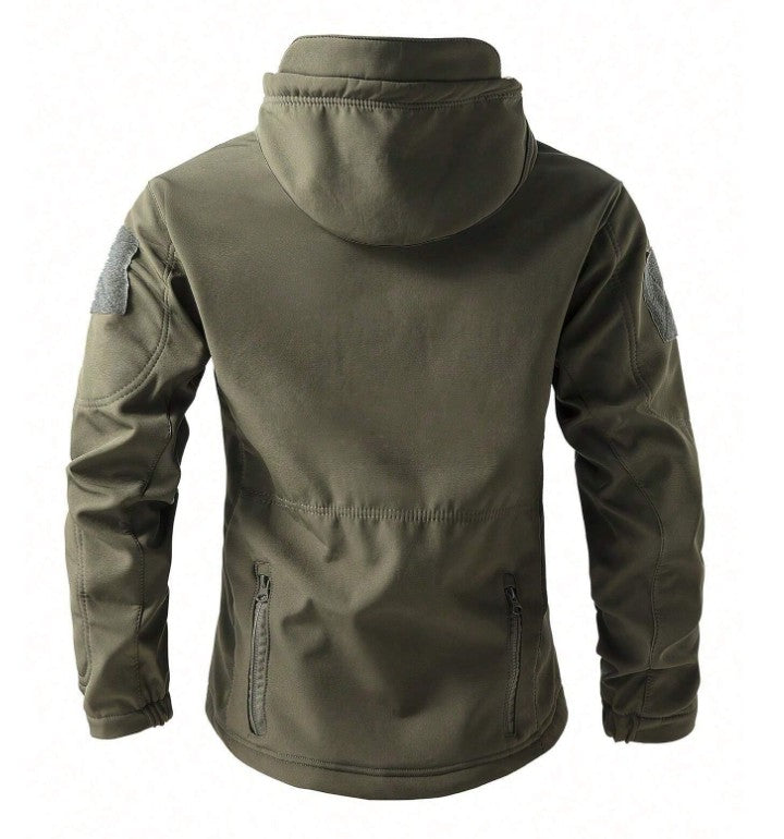 Zweiteiliges Herren-Outdoor-Set aus Jacke und Hose, wasserabweisend mit Fleecefutter, Ansicht 10